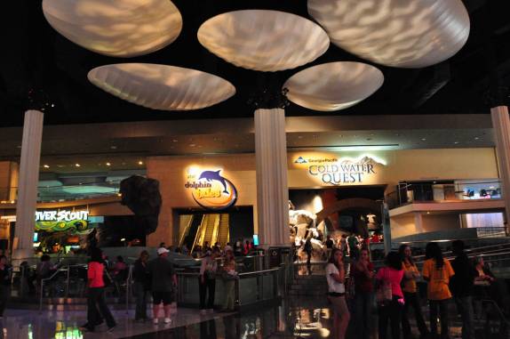 Saguão do Aquário de Atlanta, na Georgia - EUA